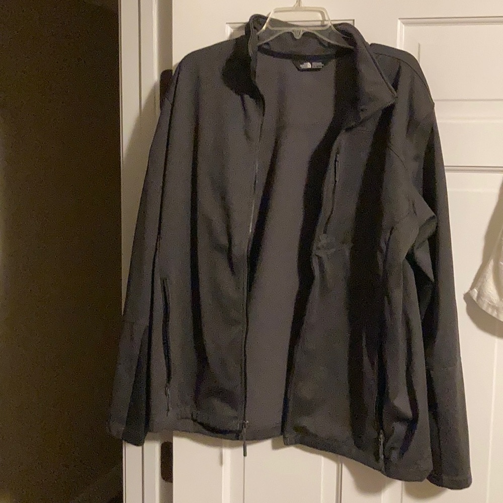 North Face Jacket Full Zip Heather Gray